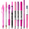 BIC Schreibset "PINK & PURPLE" mit Schlamper-Etui, 10-teilig