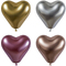 PAPSTAR Luftballons "Glossy Heart", farbig sortiert