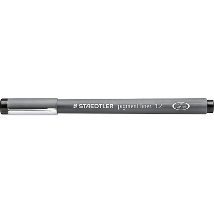 STAEDTLER Pigmentliner, schwarz, Strichstrke: 1,2 mm