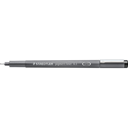 STAEDTLER Pigmentliner, schwarz, Strichstrke: 0,3 mm